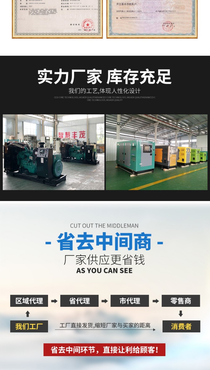 康明斯30kw柴油發電機組